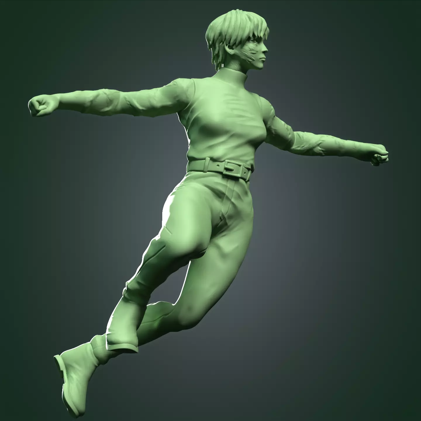 Maki Zenin Post Shibuya 3D print model_0