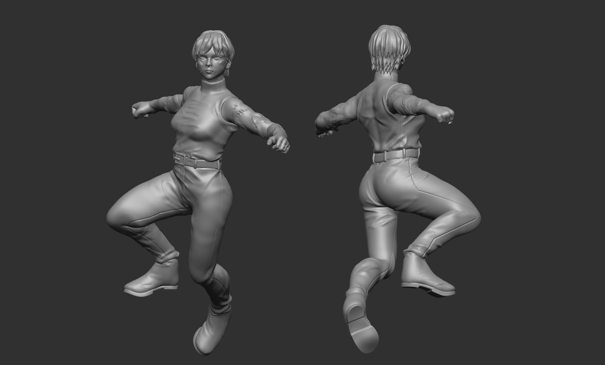 Maki Zenin Post Shibuya 3D print model_11