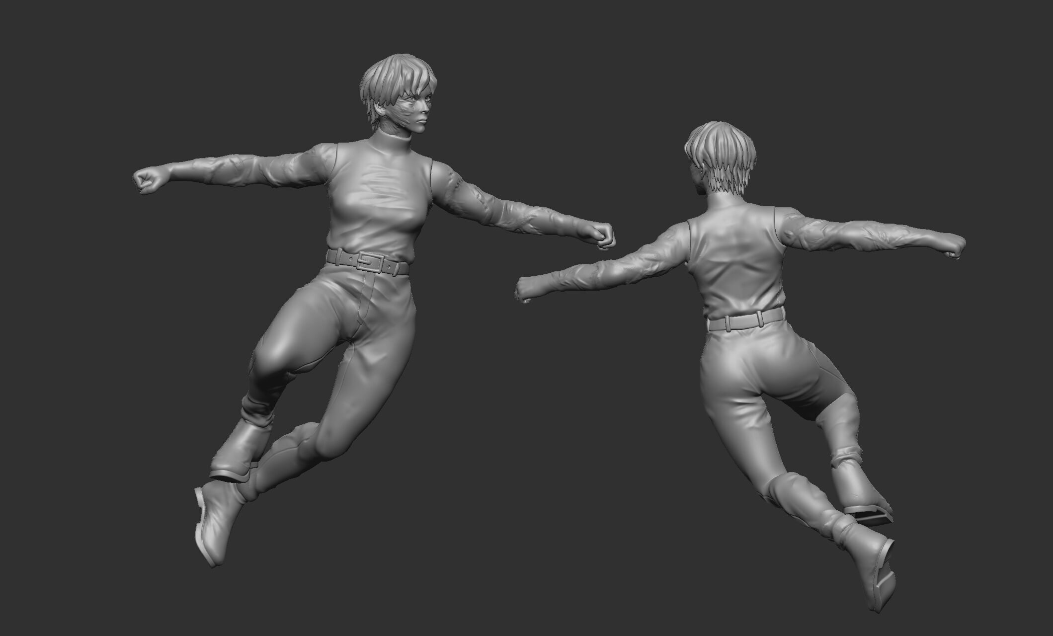 Maki Zenin Post Shibuya 3D print model_10