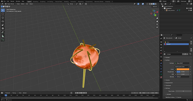 Amber Stick 3D print model