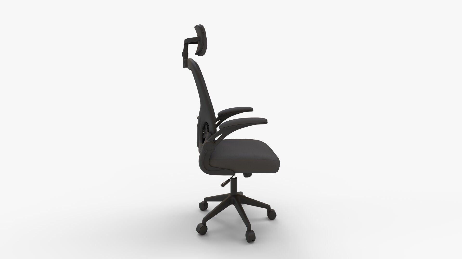 Ergonomic Mesh Office Chair with Headrest 3D model_1