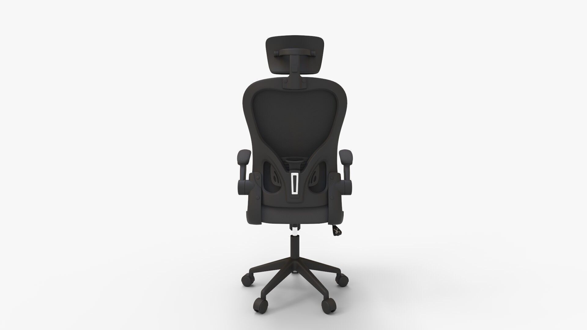 Ergonomic Mesh Office Chair with Headrest 3D model_3