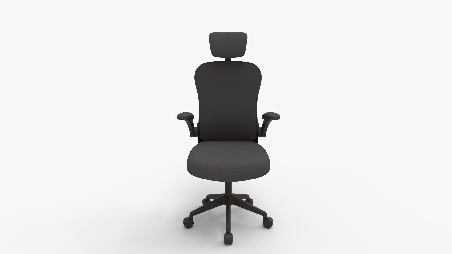 Ergonomic Mesh Office Chair with Headrest 3D model_9