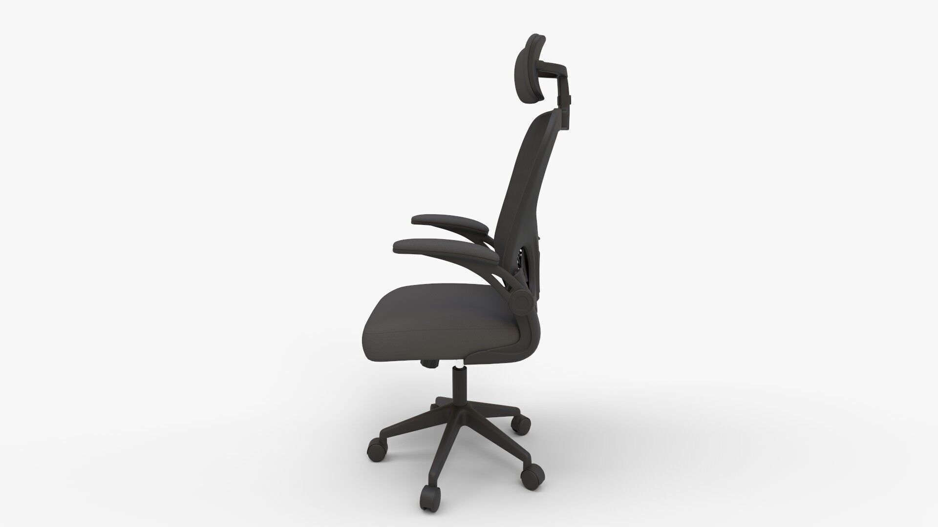 Ergonomic Mesh Office Chair with Headrest 3D model_5