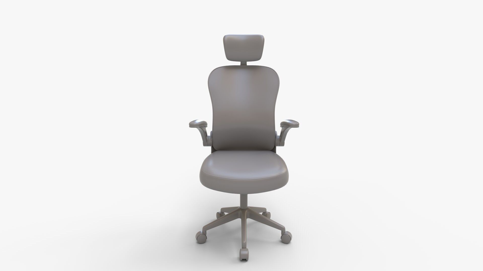 Ergonomic Mesh Office Chair with Headrest 3D model_10