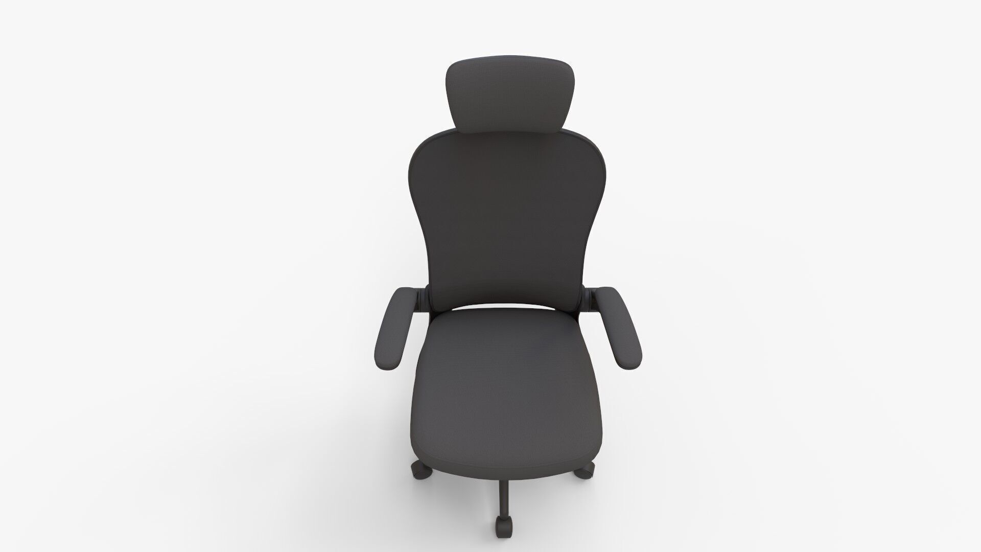 Ergonomic Mesh Office Chair with Headrest 3D model_7