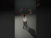 Elegant Reindeer Model Pack for D Environments Low-poly 3D model_2