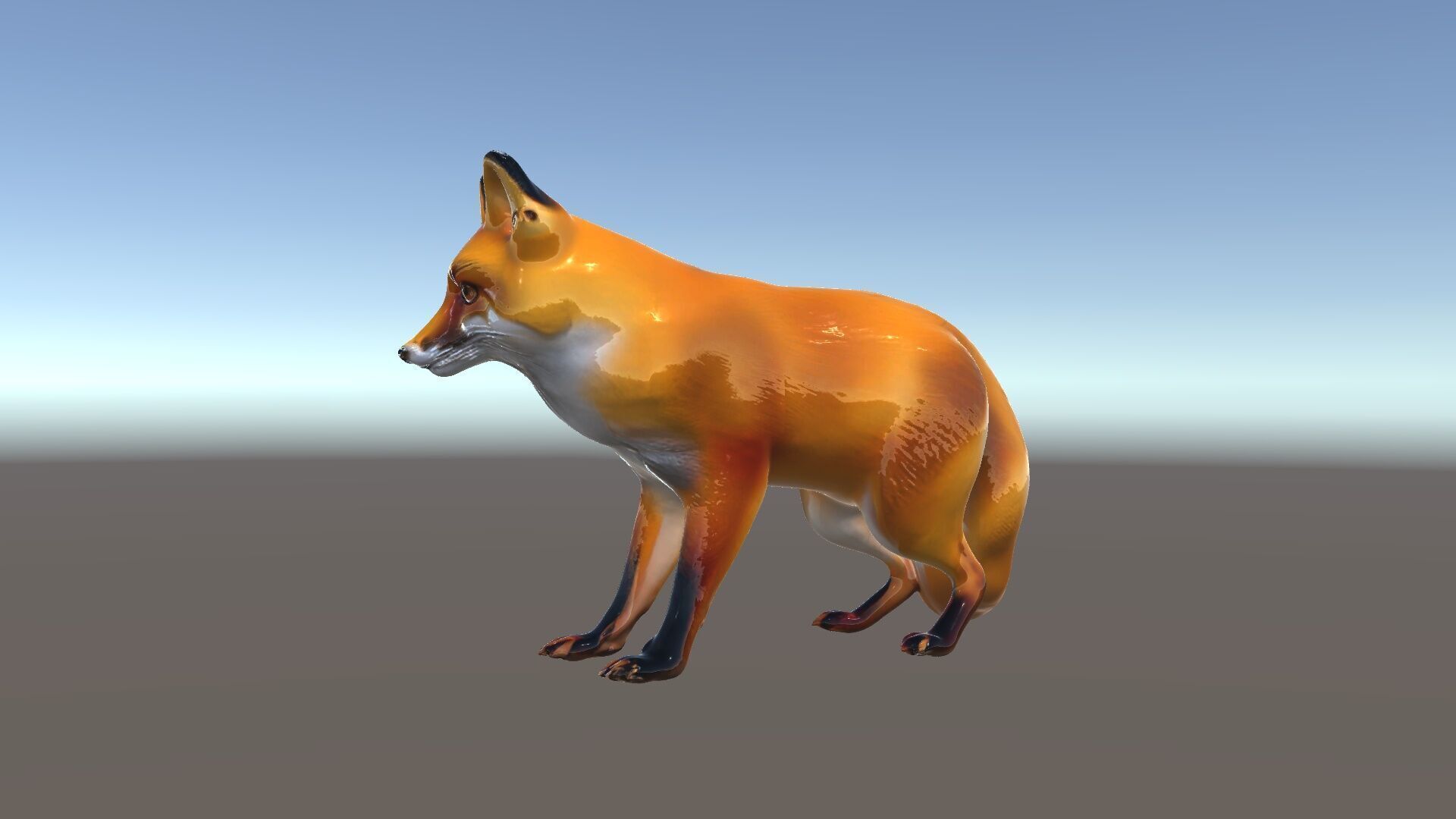 Realistic Fox Model Pack for D Rendering and Games Low-poly 3D model_5