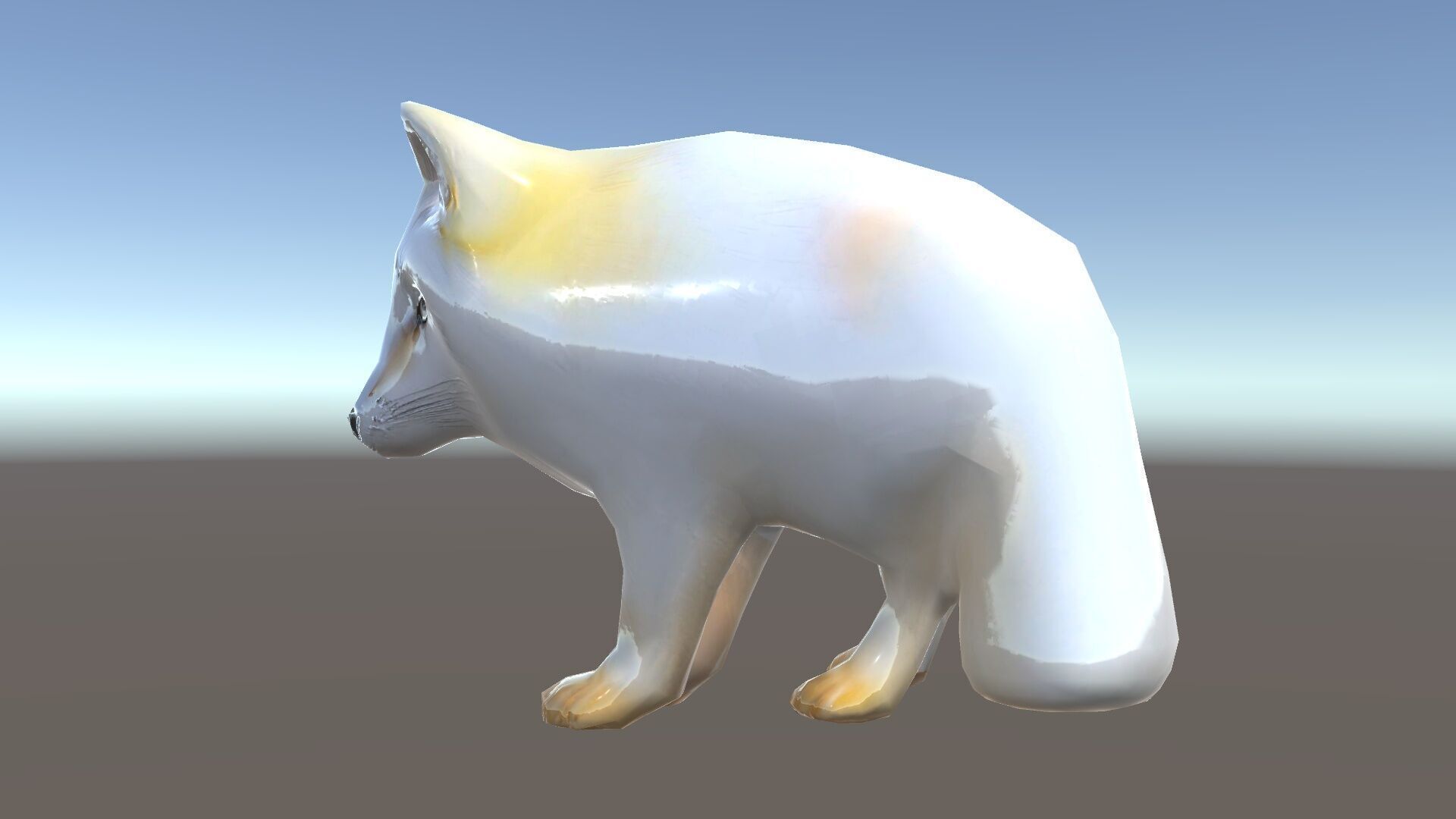 Arctic Fox D Model Pack Low-poly 3D model_35