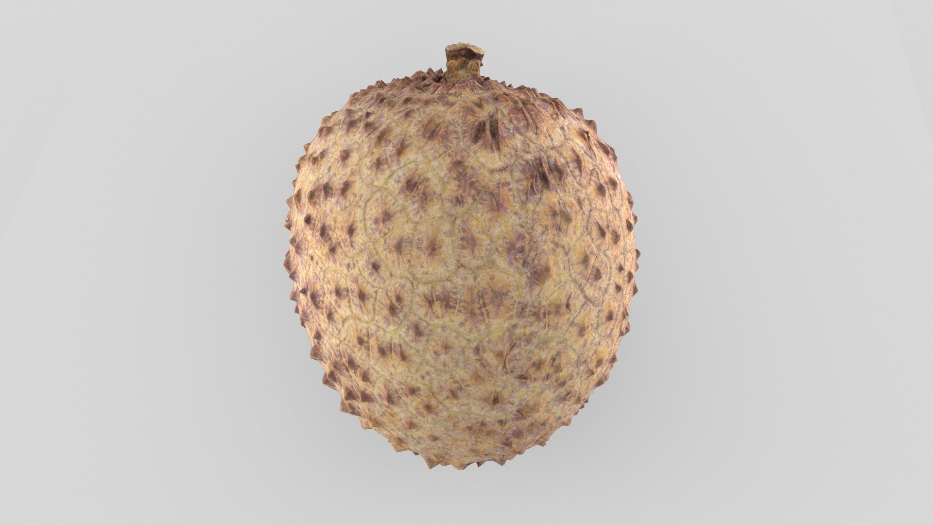 Lychee 001 Low-poly 3D model_4