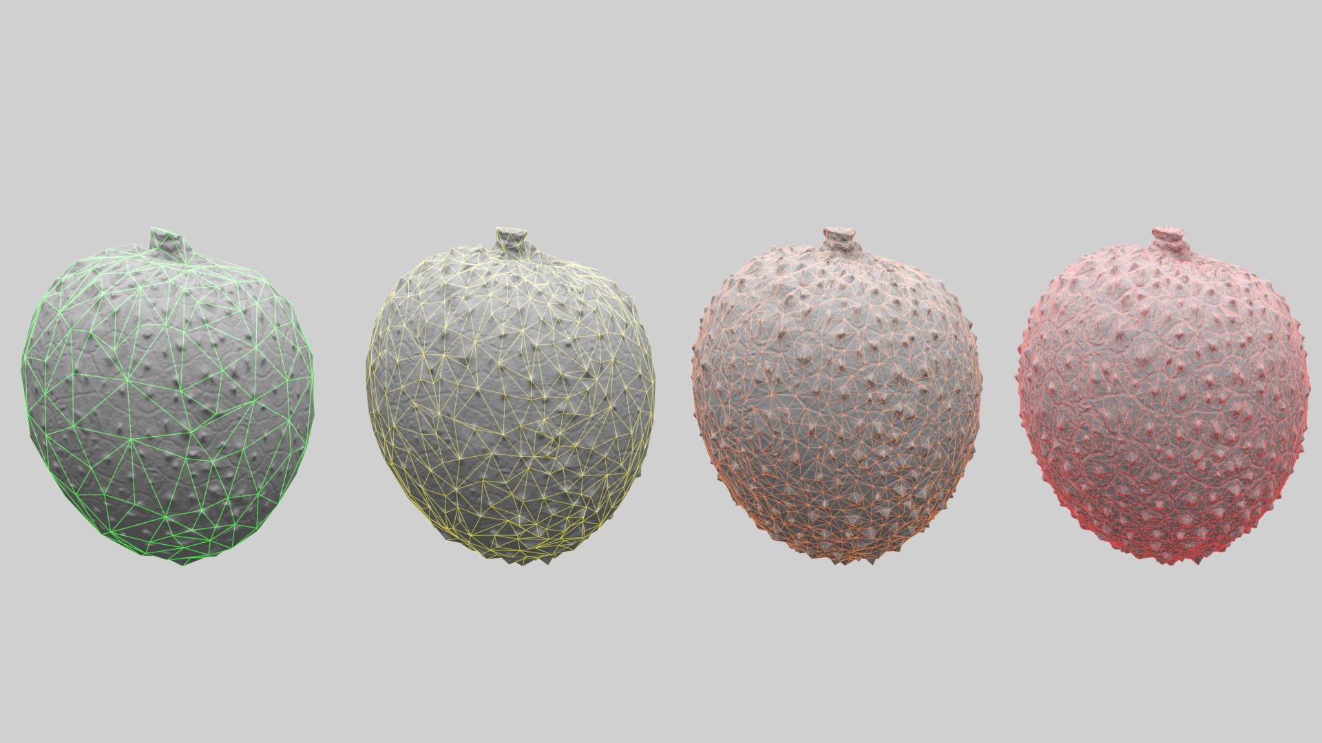 Lychee 001 Low-poly 3D model_18