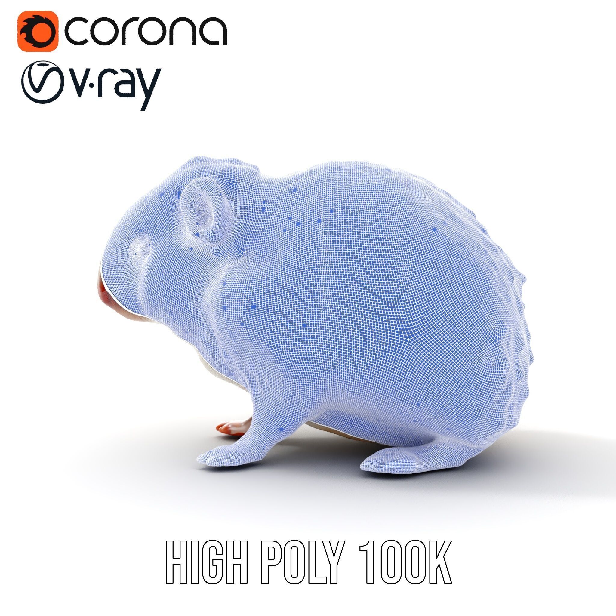 Cute Animal Model Pack for D Rendering and Game Development Low-poly 3D model_36