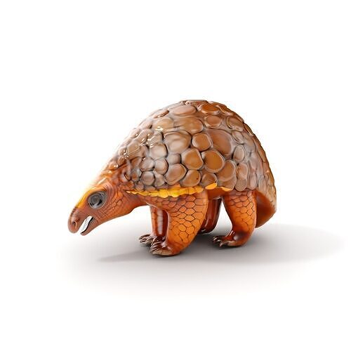 Realistic Pangolin D Model Pack for Animation and Rendering Low-poly 3D model