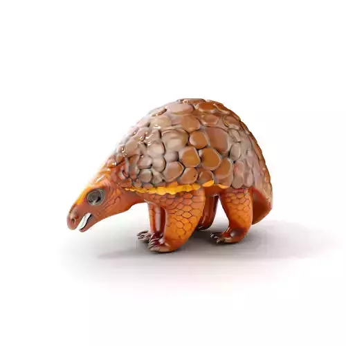 Realistic Pangolin D Model Pack for Animation and Rendering Low-poly 3D model
