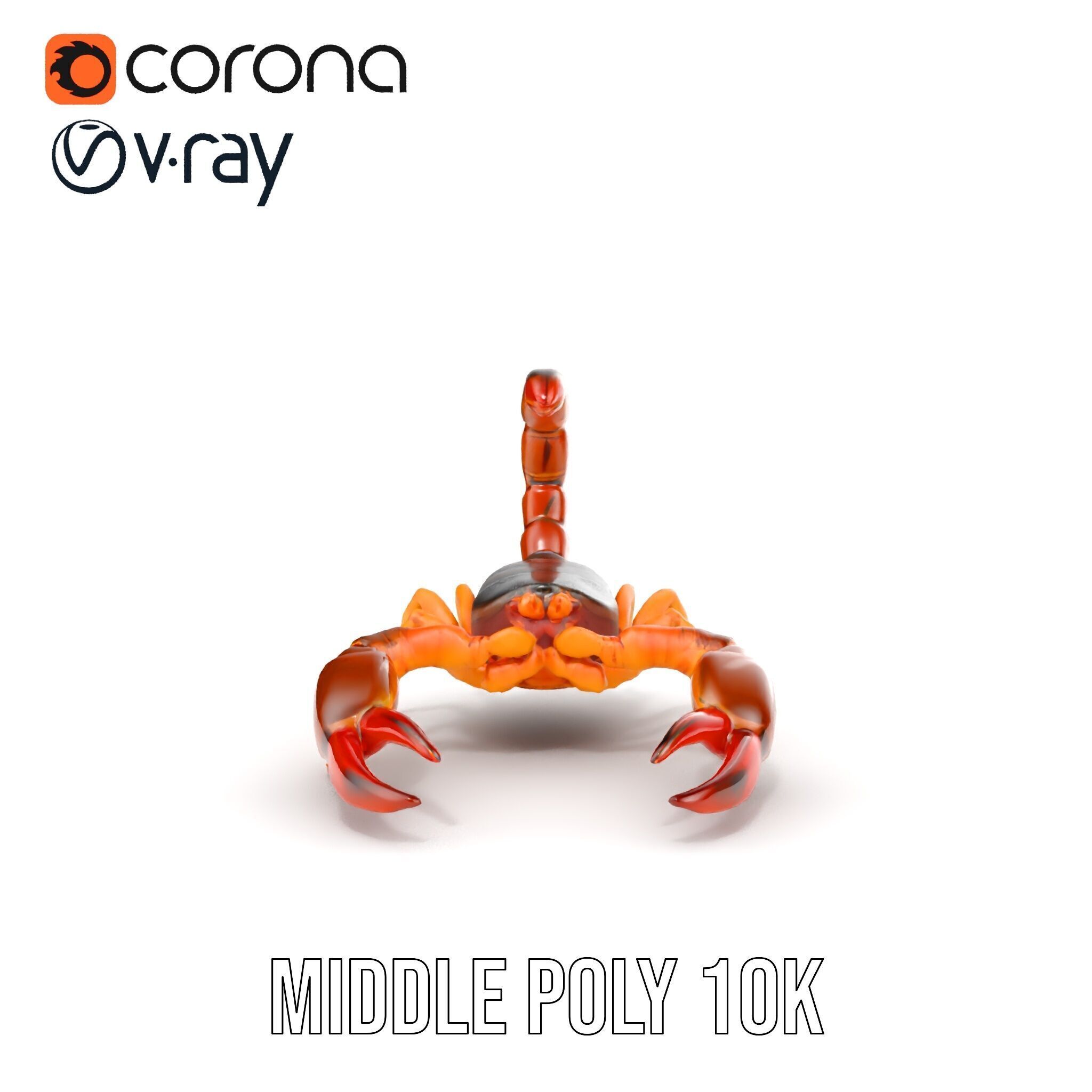 Scorpion Model Pack for Animation and Games Low-poly 3D model_17