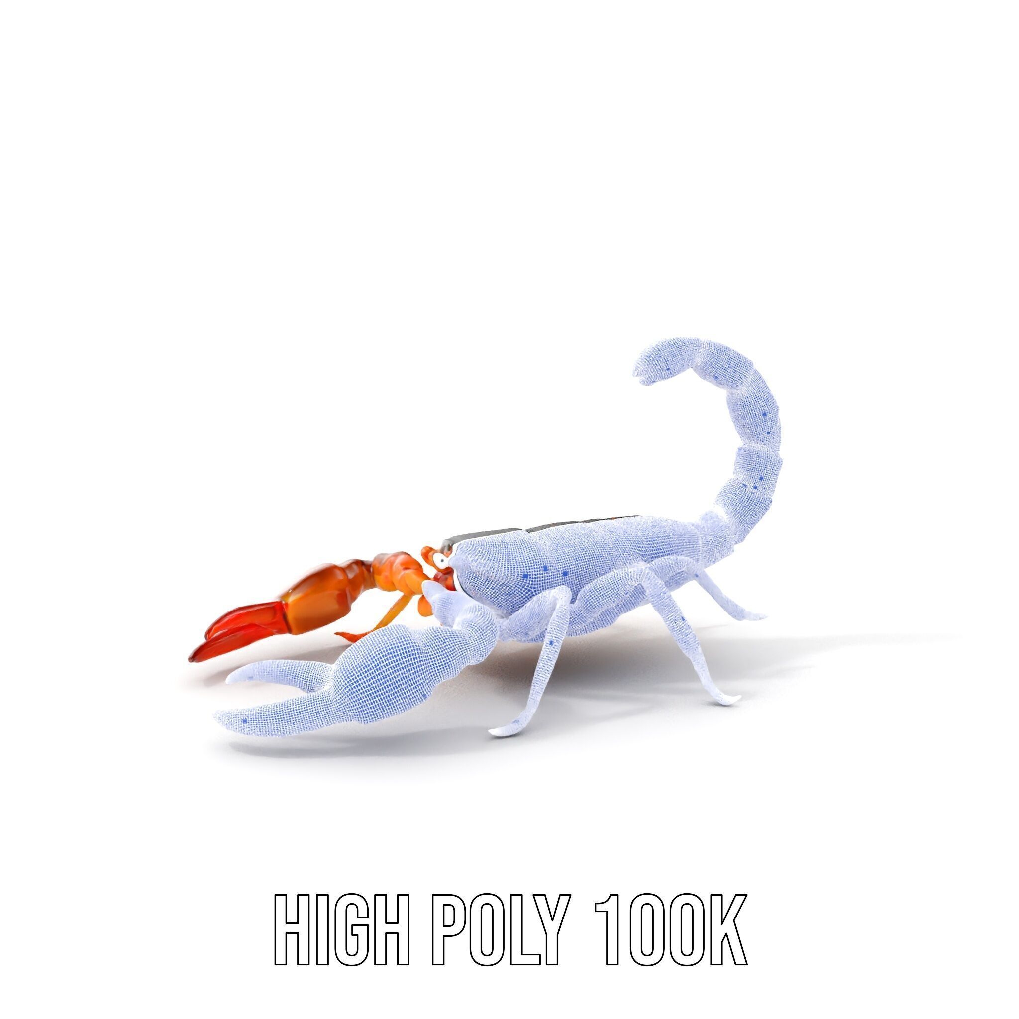 Scorpion Model Pack for Animation and Games Low-poly 3D model_4