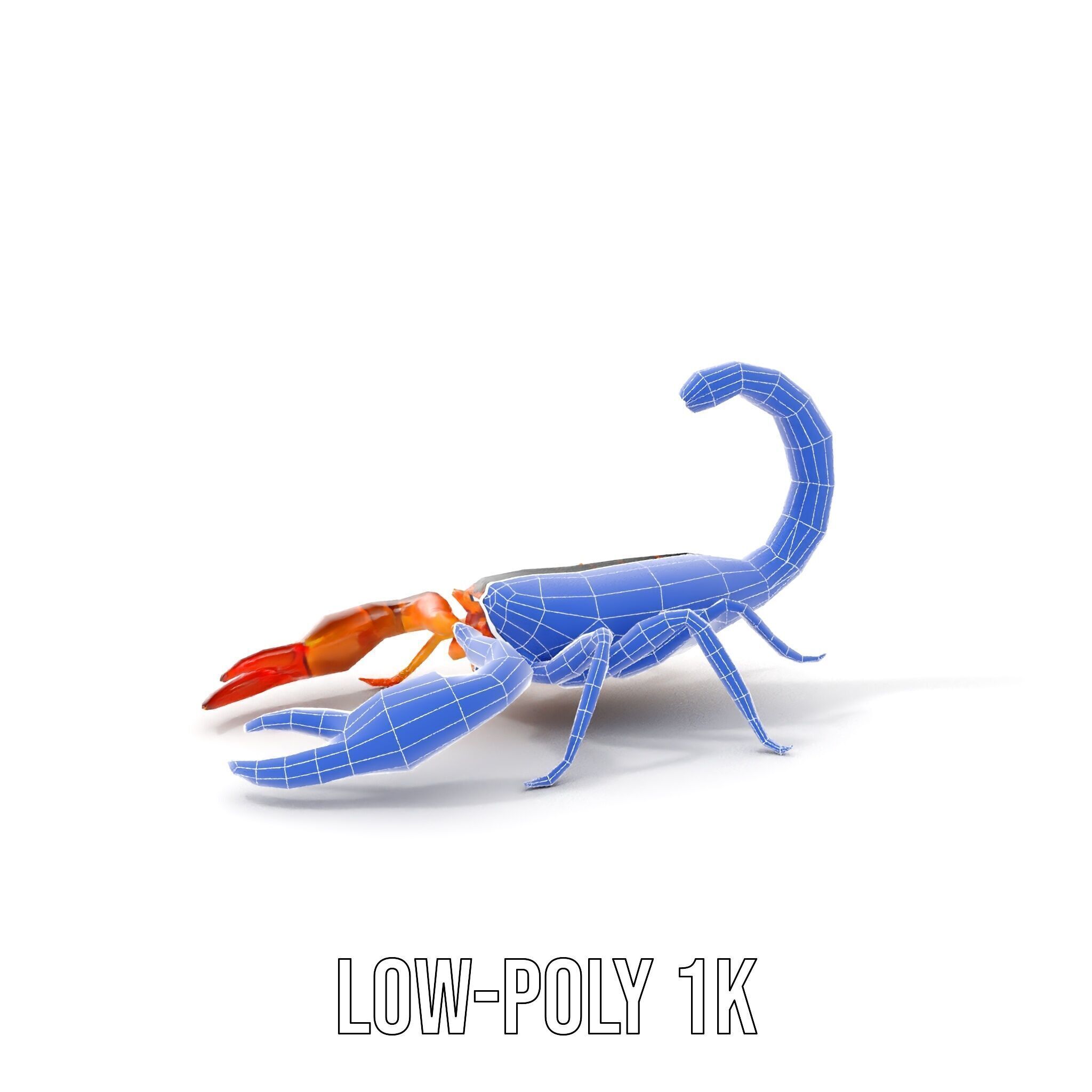 Scorpion Model Pack for Animation and Games Low-poly 3D model_21