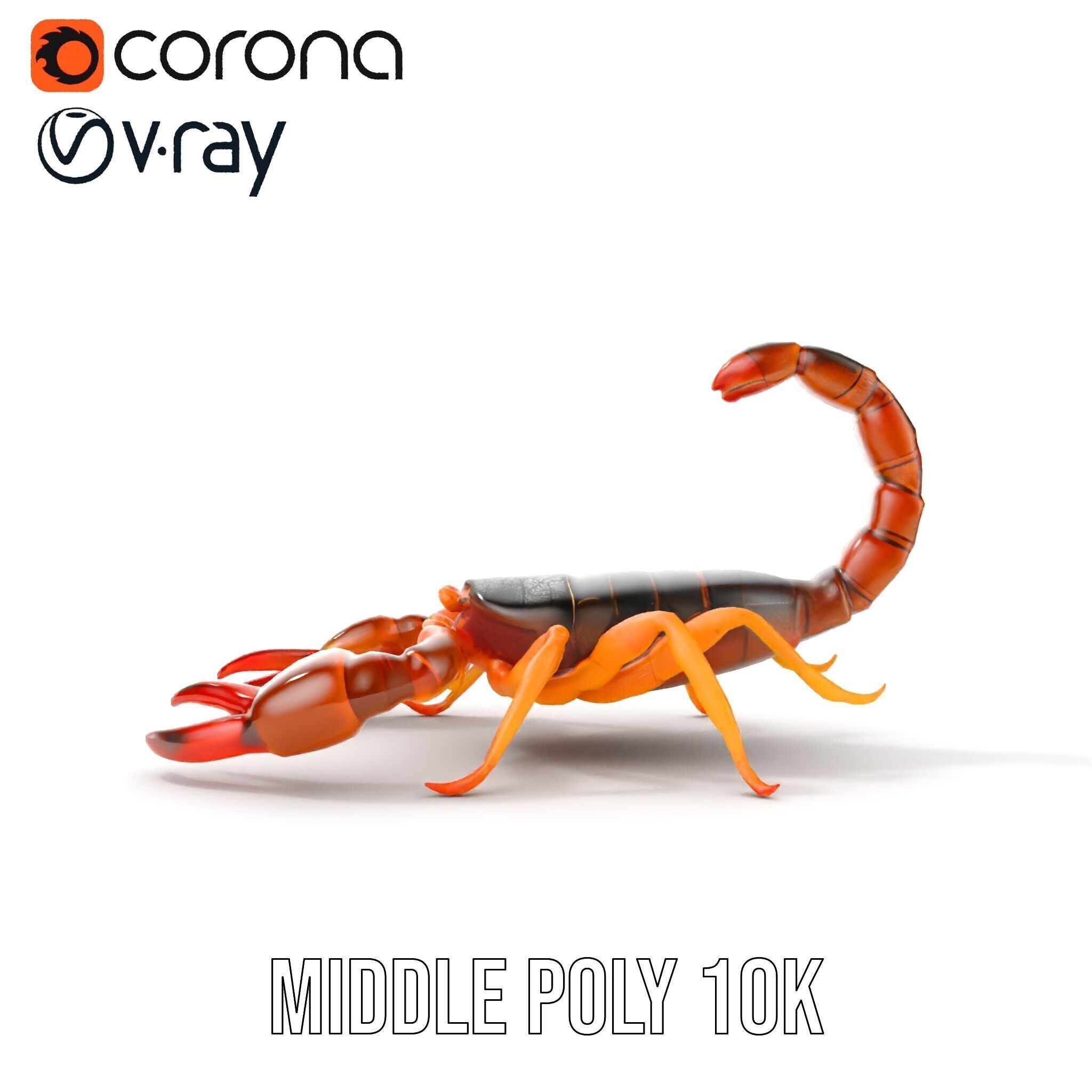 Scorpion Model Pack for Animation and Games Low-poly 3D model_12