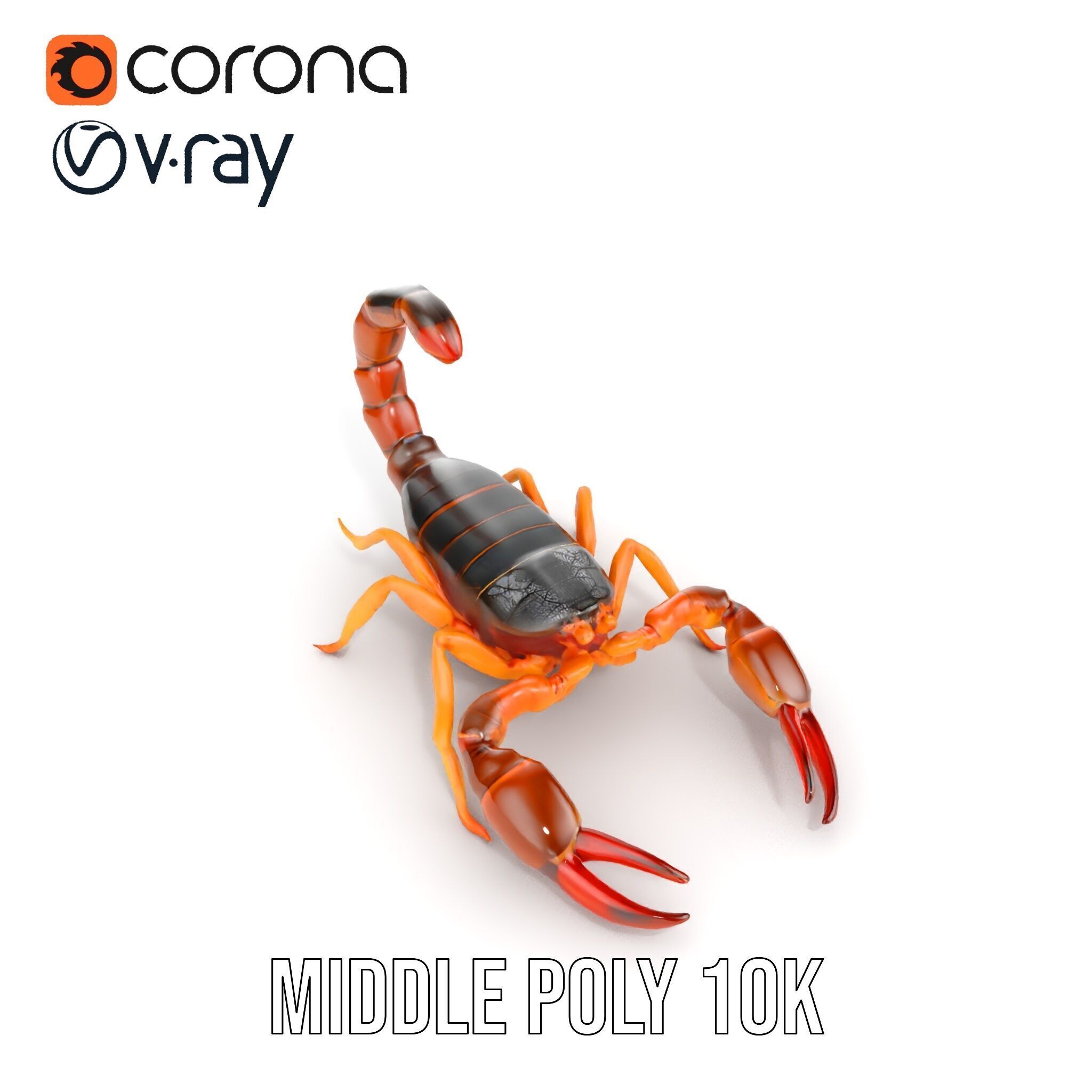 Scorpion Model Pack for Animation and Games Low-poly 3D model_15