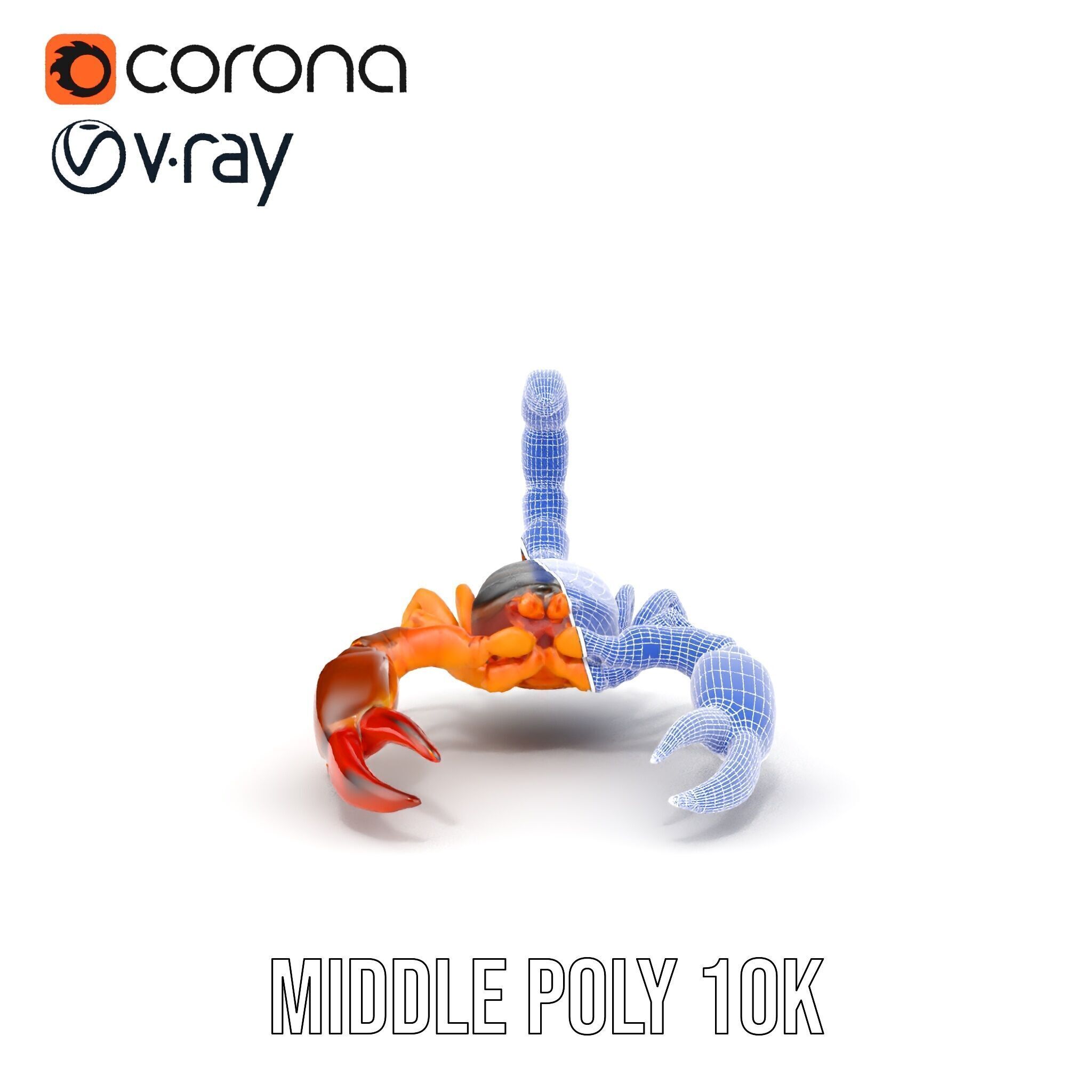 Scorpion Model Pack for Animation and Games Low-poly 3D model_23