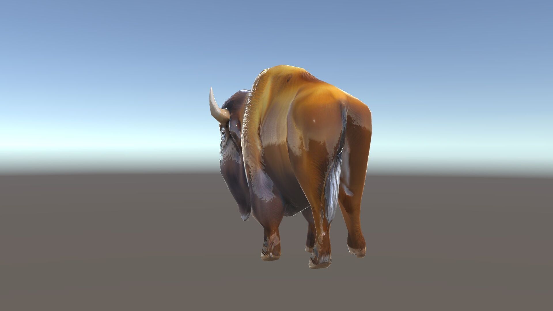 Majestic Bison D Model Pack for Wildlife Simulations Low-poly 3D model_35