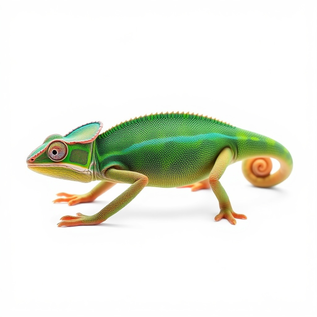 Chameleon Reptile Model Pack for Versatile D Use Low-poly 3D model_3