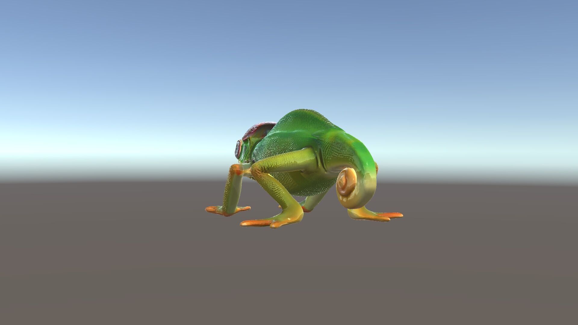 Chameleon Reptile Model Pack for Versatile D Use Low-poly 3D model_35