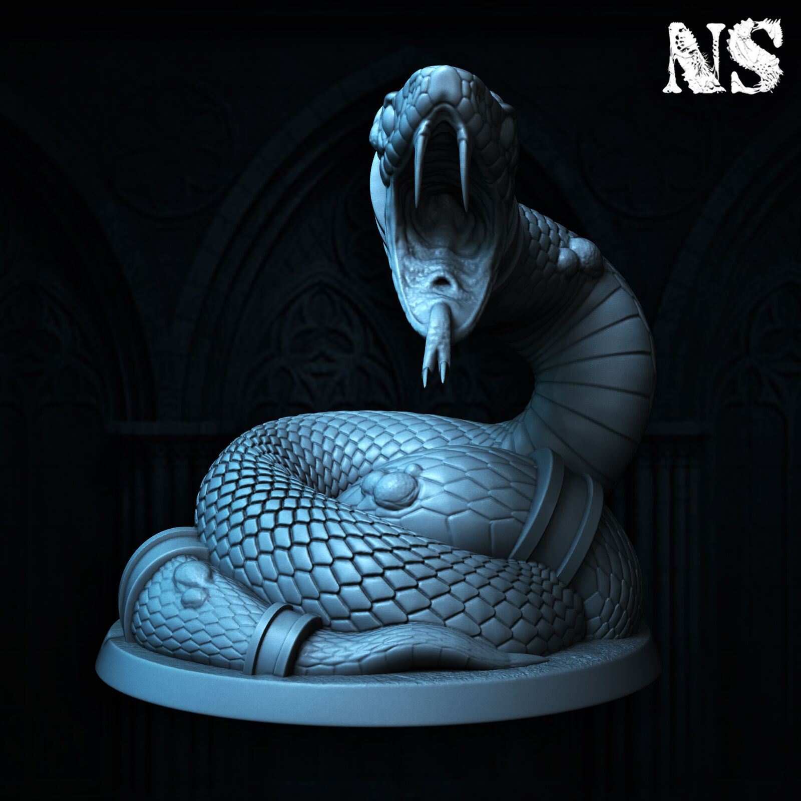 Serpent People x4 3D print model_9