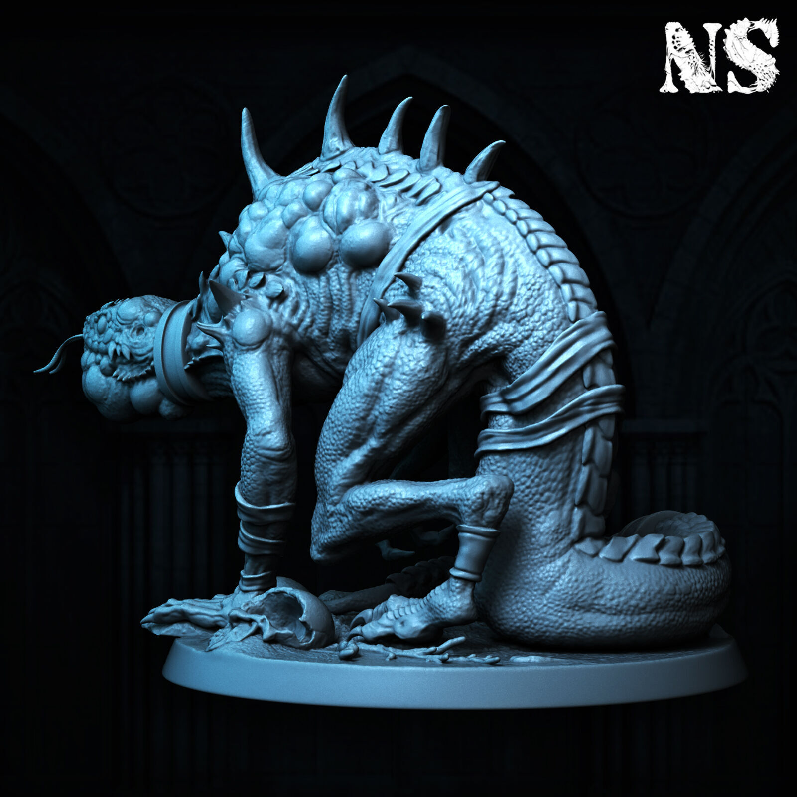 Serpent People x4 3D print model_7