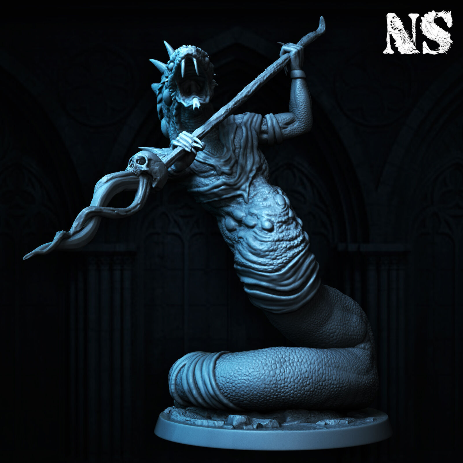Serpent People x4 3D print model_1