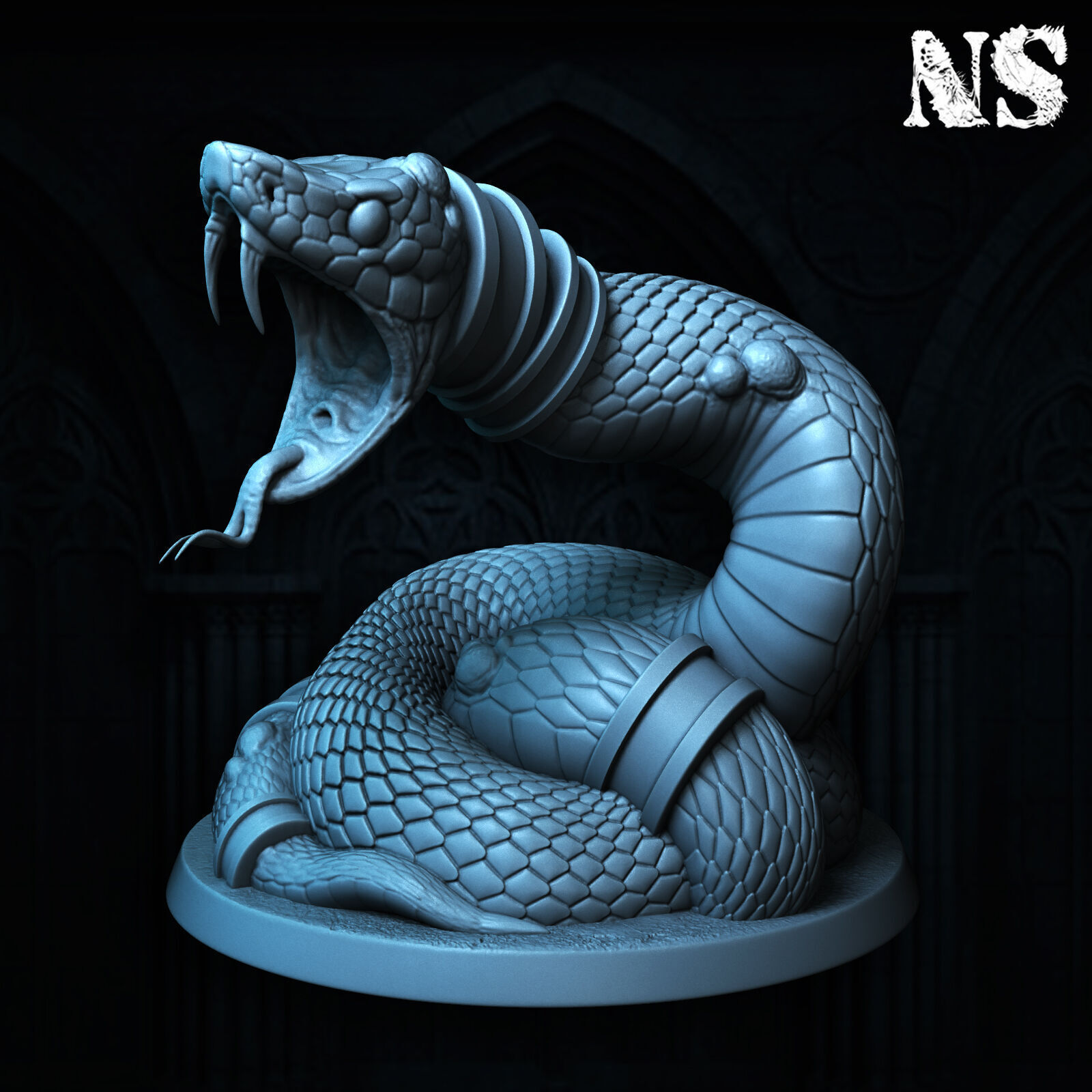 Serpent People x4 3D print model_10