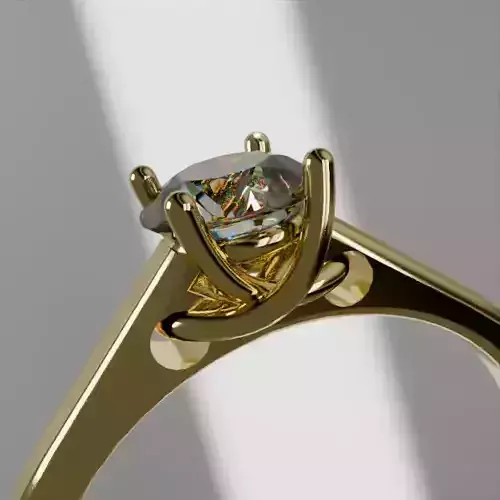 Simple diamond RIng