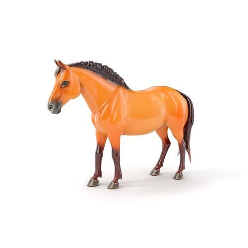 Elegant Horse Model Pack for Rendering and Gaming Low-poly 3D model