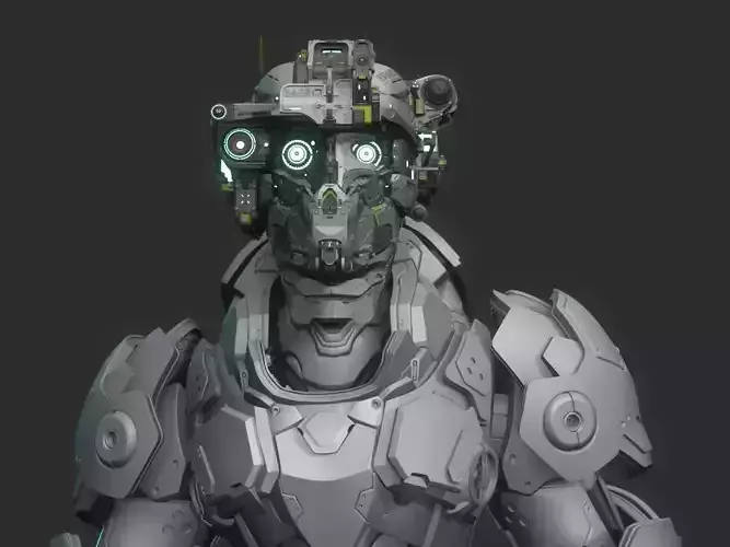 Robot Warrior 3D model
