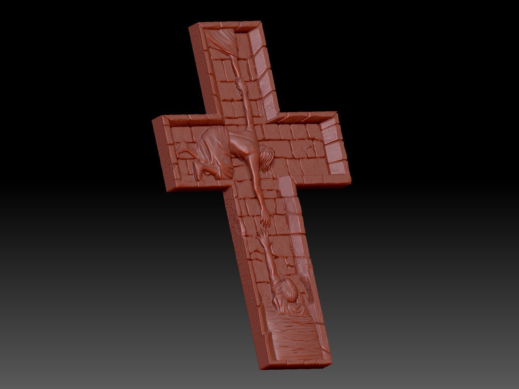 Helping hand 3D print model_3