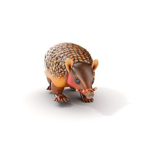 Armadillo Model Pack for D Rendering and Game Development Low-poly 3D model
