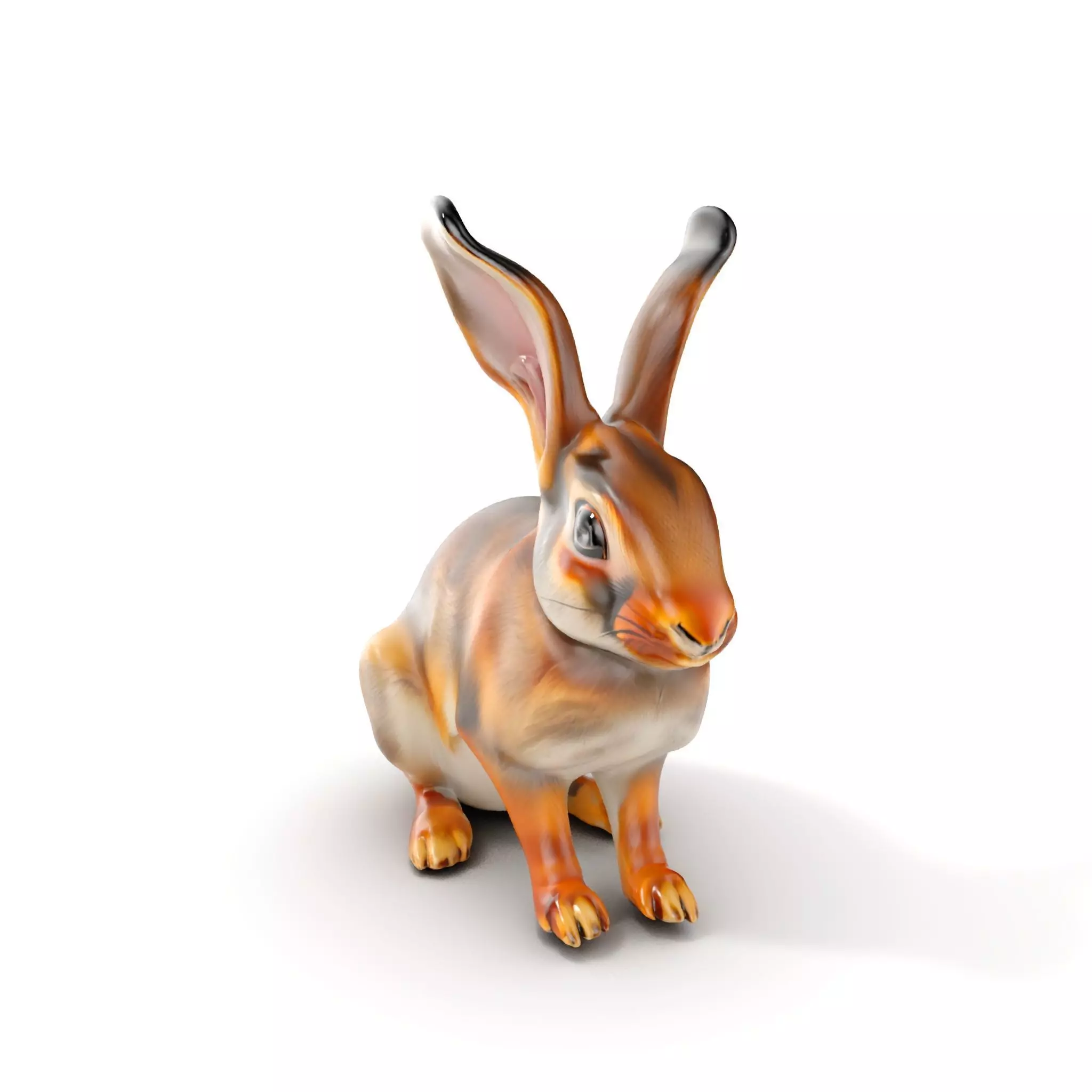 Realistic Rabbit Model Pack for D Rendering and Animation Low-poly 3D model_0