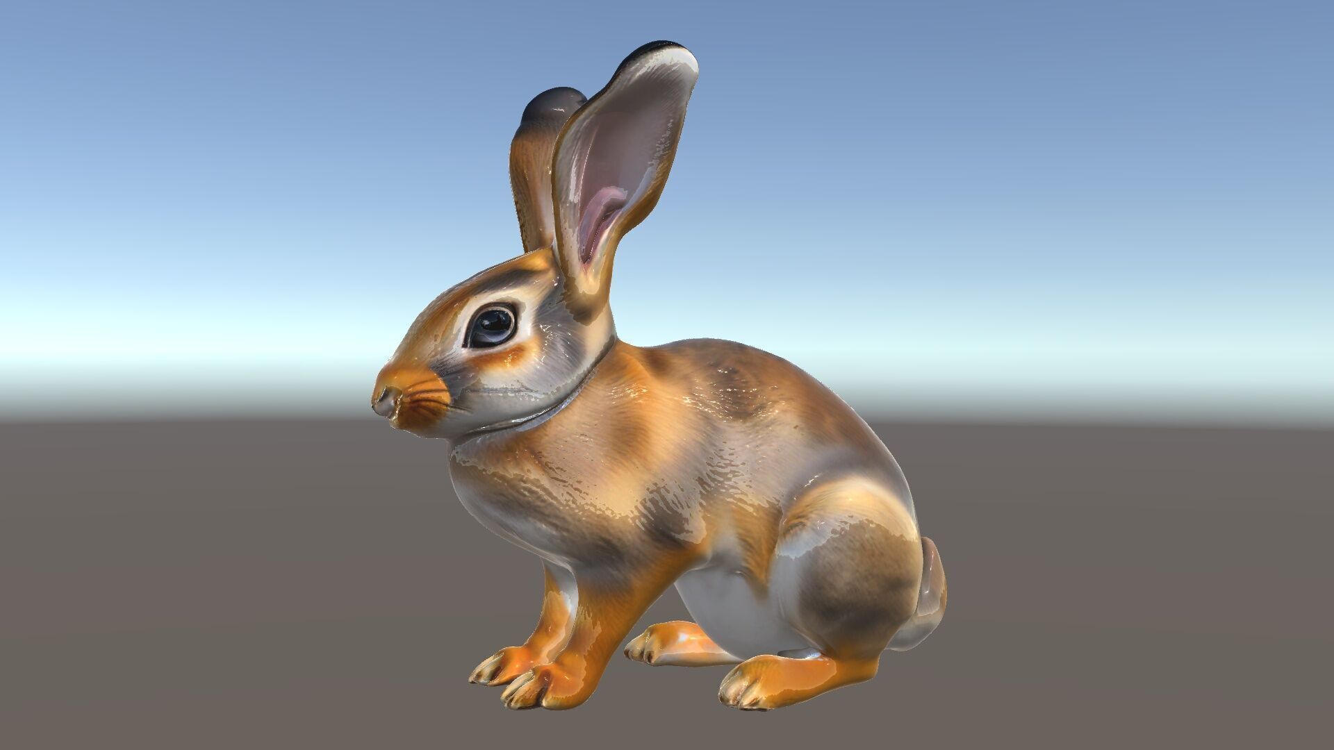 Realistic Rabbit Model Pack for D Rendering and Animation Low-poly 3D model_35