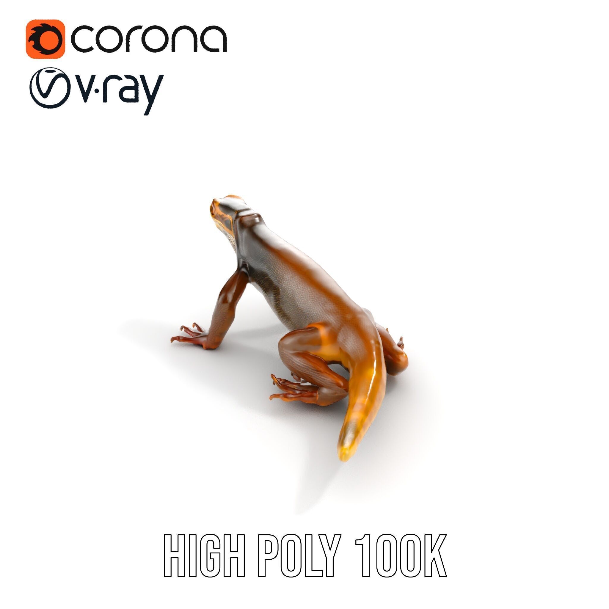 Realistic Lizard D Model Pack for Animation and Games Low-poly 3D model_7