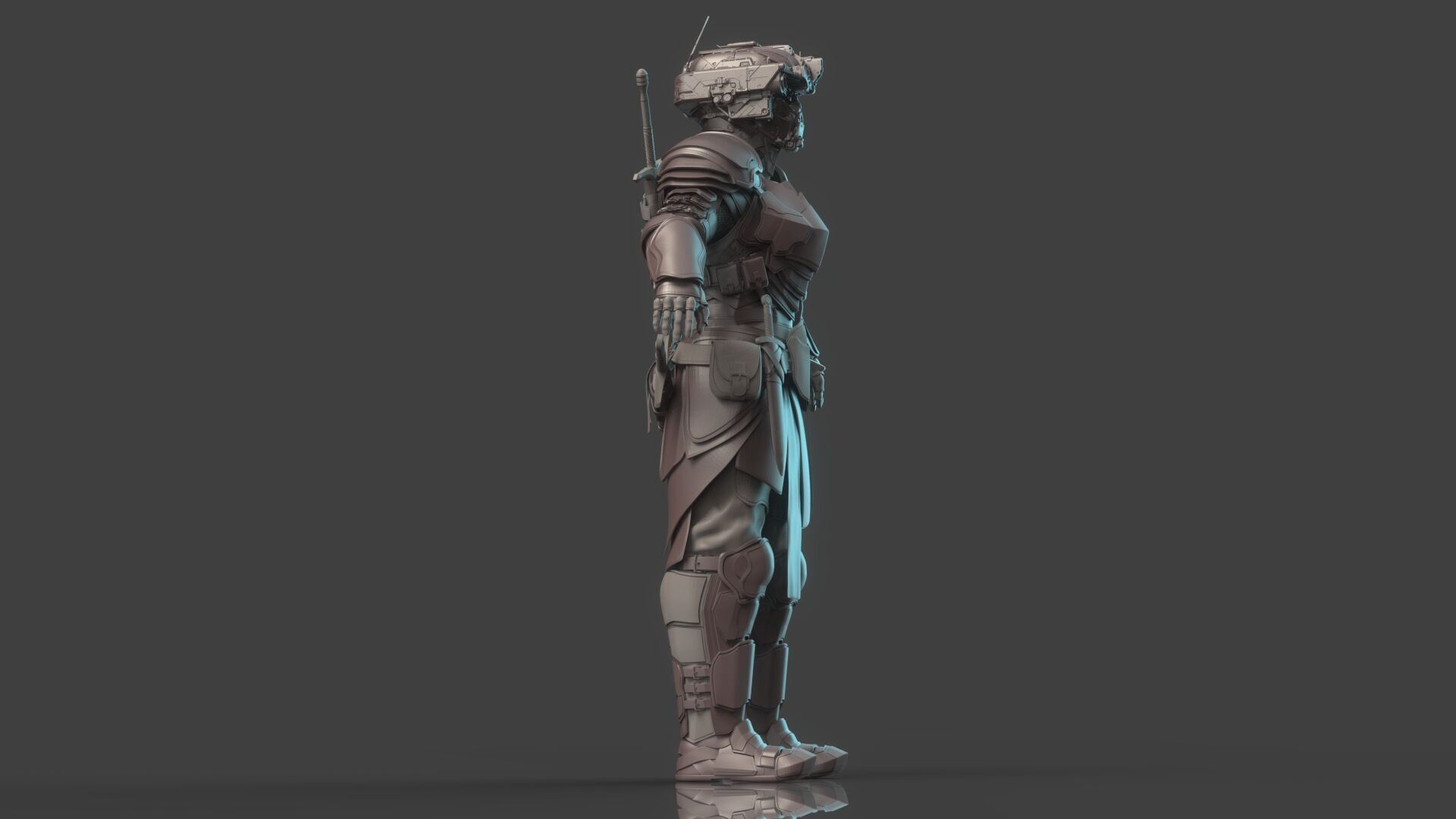 Robot Warrior 3D model_17