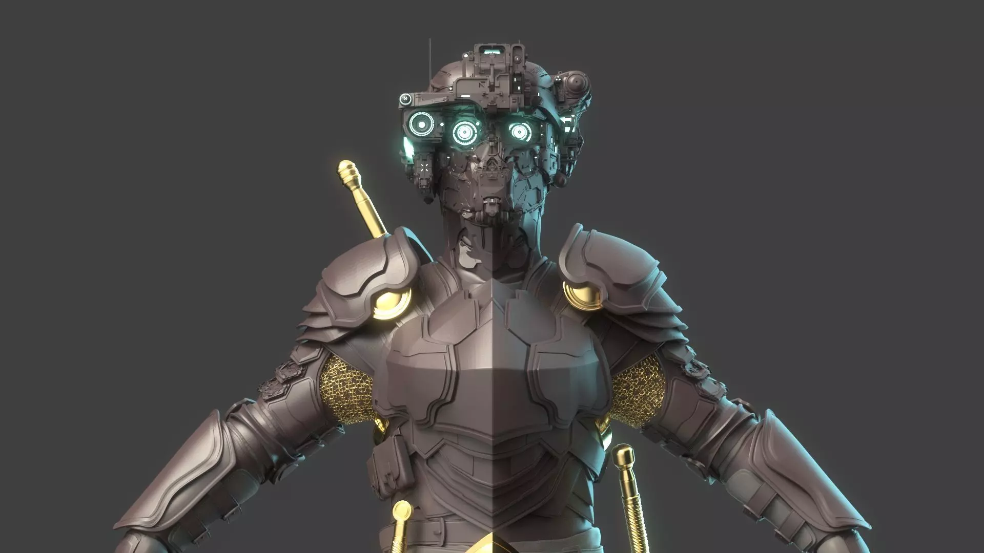 Robot Warrior 3D model_0