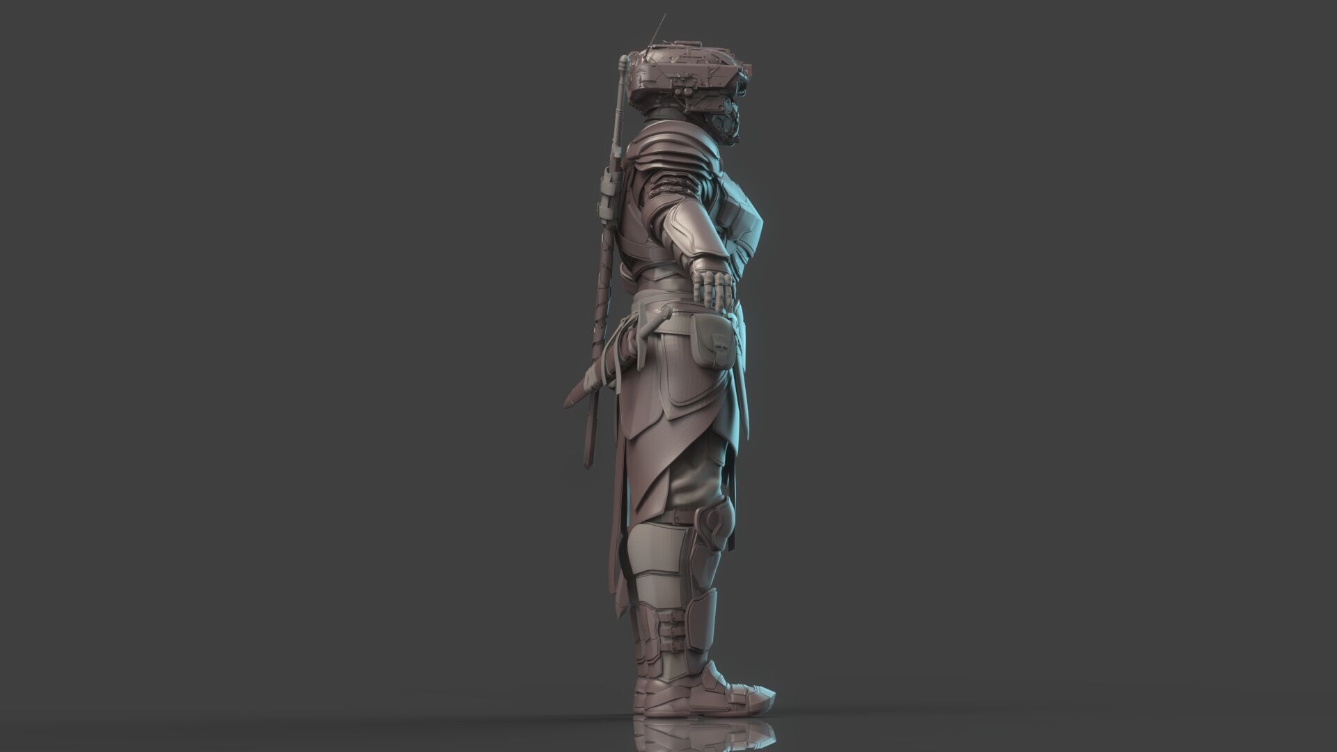 Robot Warrior 3D model_16