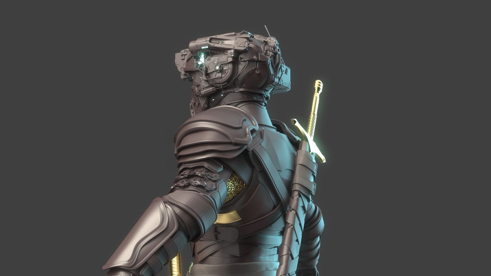 Robot Warrior 3D model_8