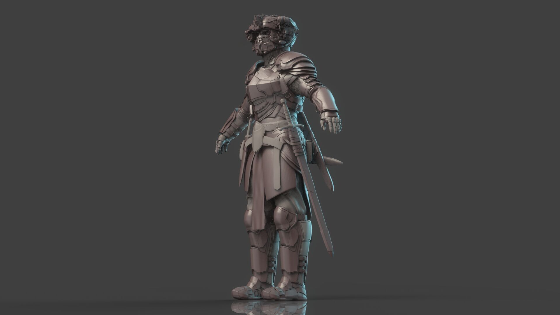 Robot Warrior 3D model_22