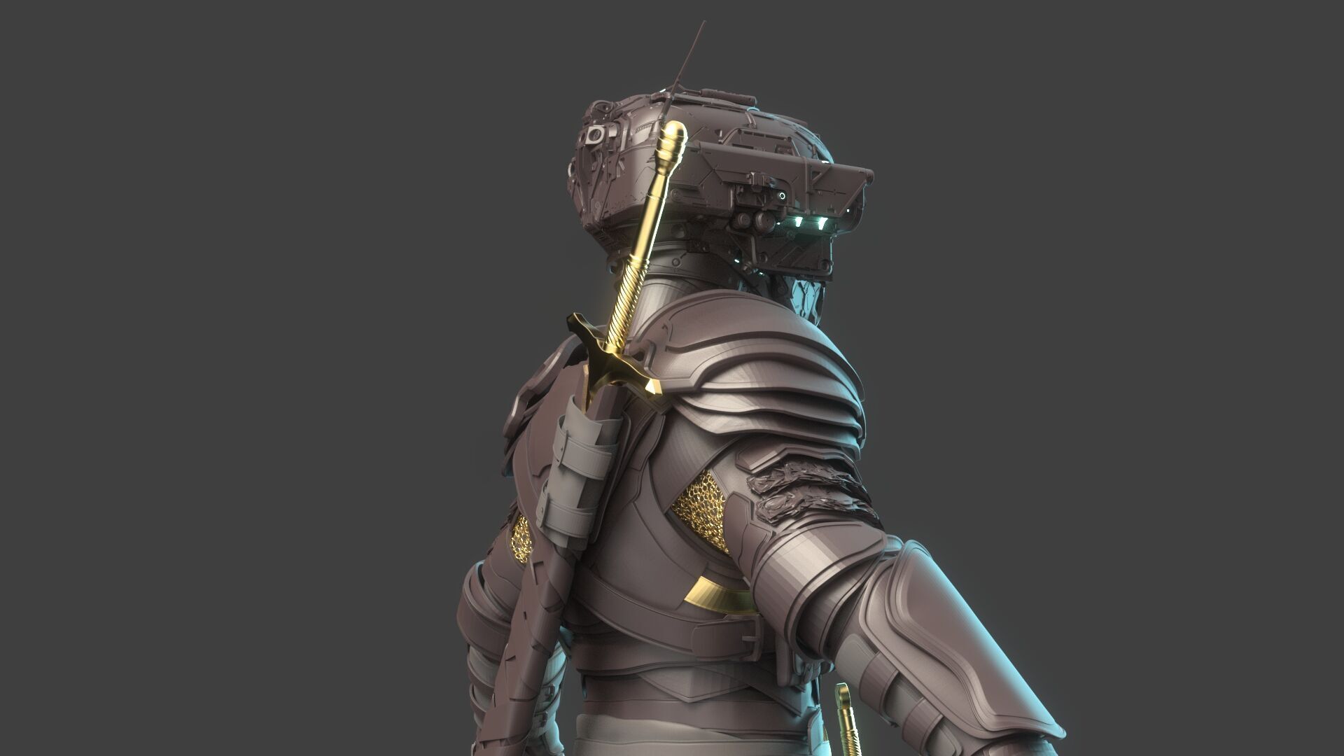 Robot Warrior 3D model_2