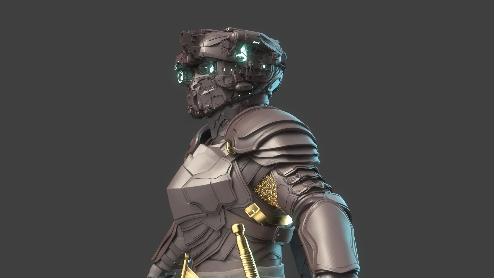Robot Warrior 3D model_6