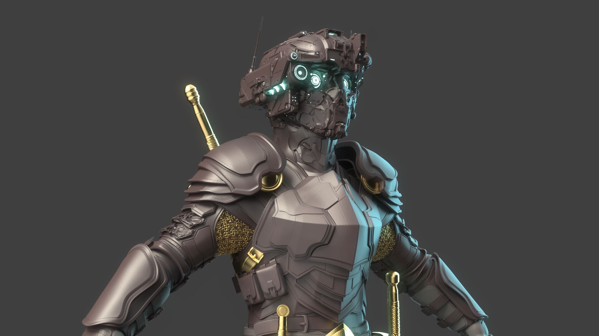 Robot Warrior 3D model_1