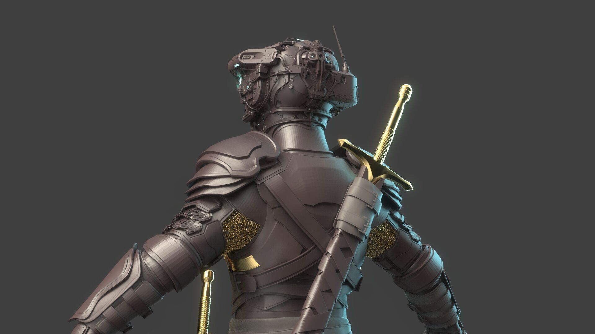 Robot Warrior 3D model_9