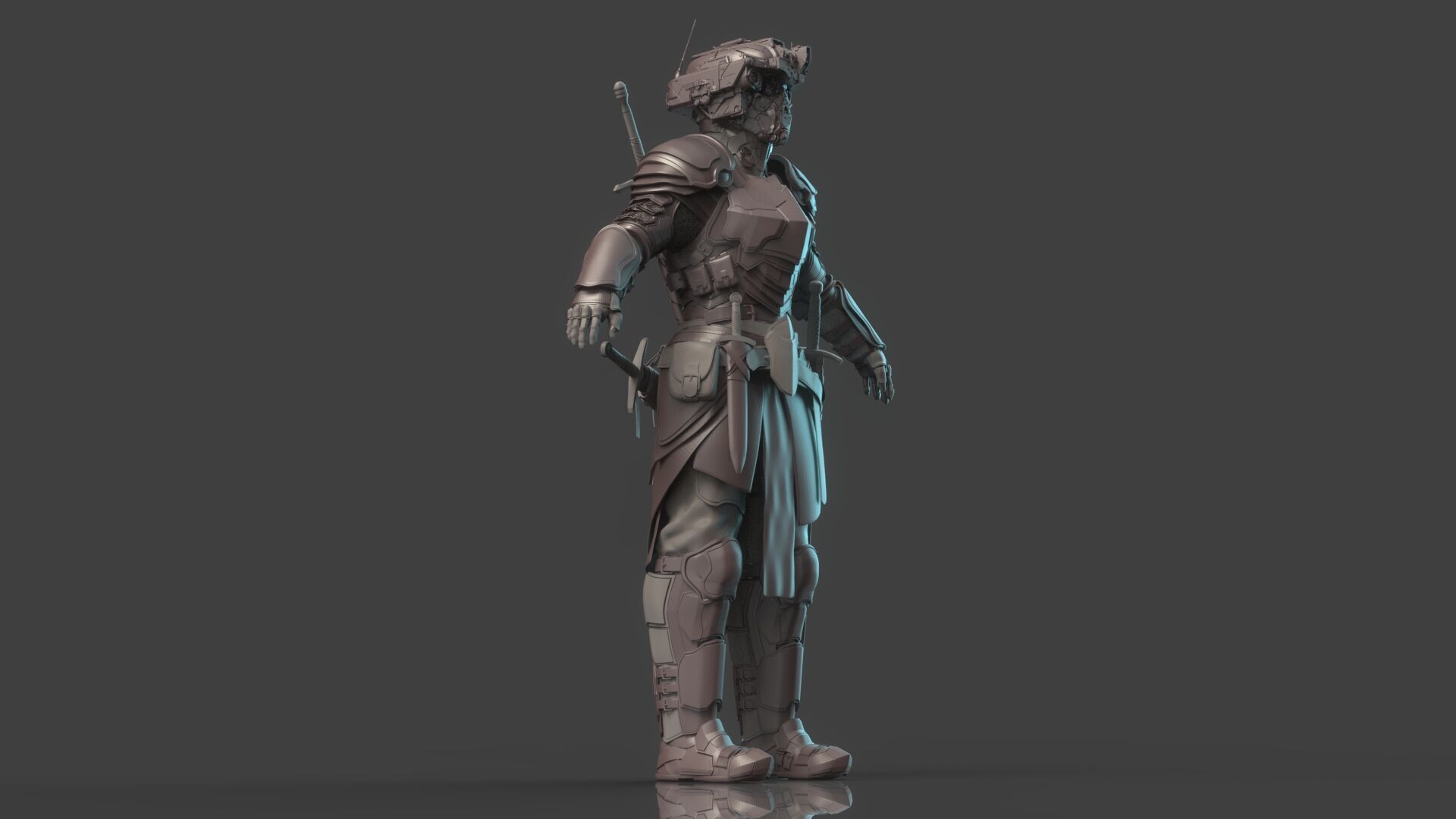 Robot Warrior 3D model_18