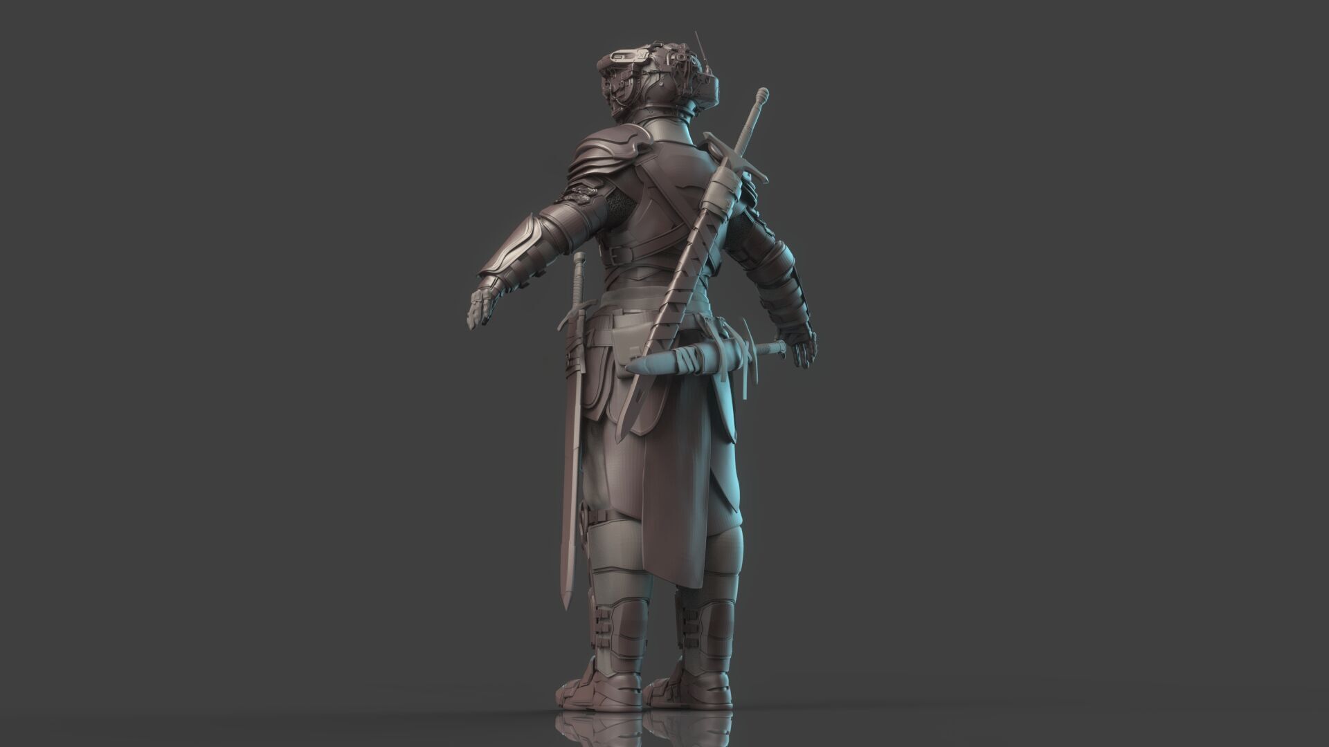 Robot Warrior 3D model_26